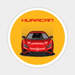 Huracan LP610-4 (Rosso Diablo) Magnet